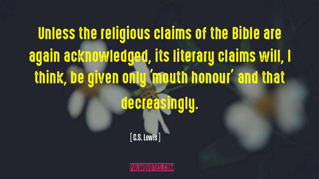 Religious Claims quotes by C.S. Lewis