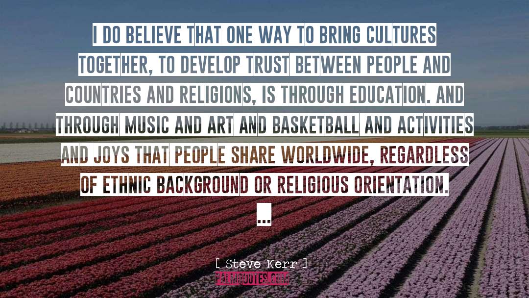 Religious Community quotes by Steve Kerr