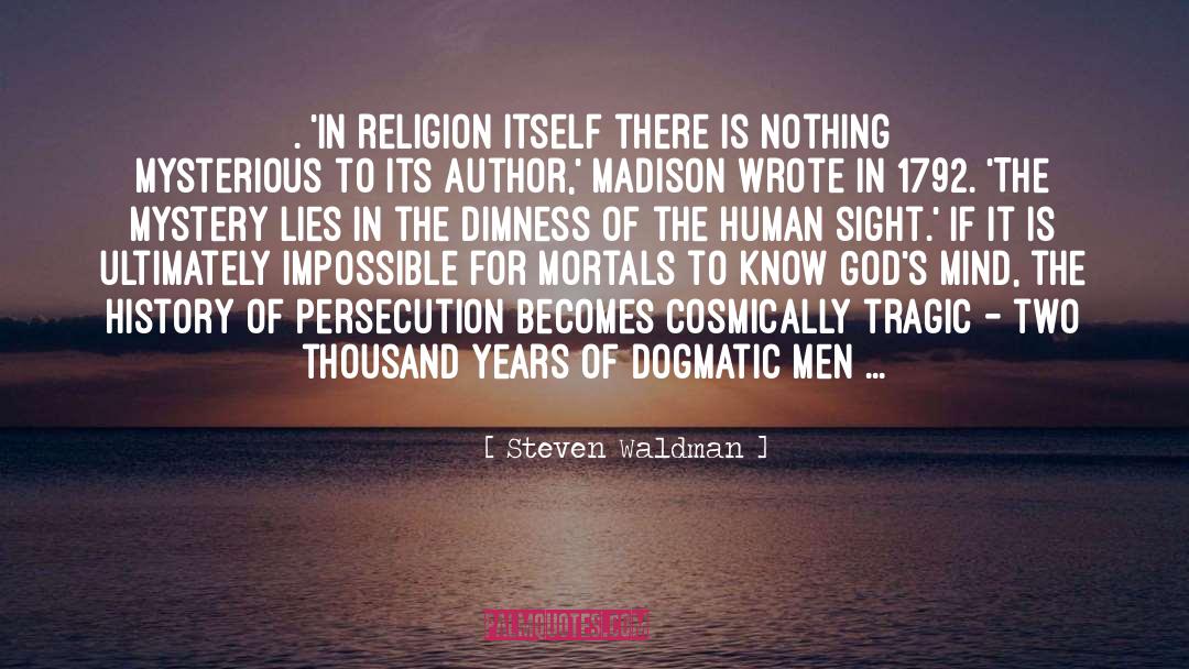 Religious Controversy quotes by Steven Waldman