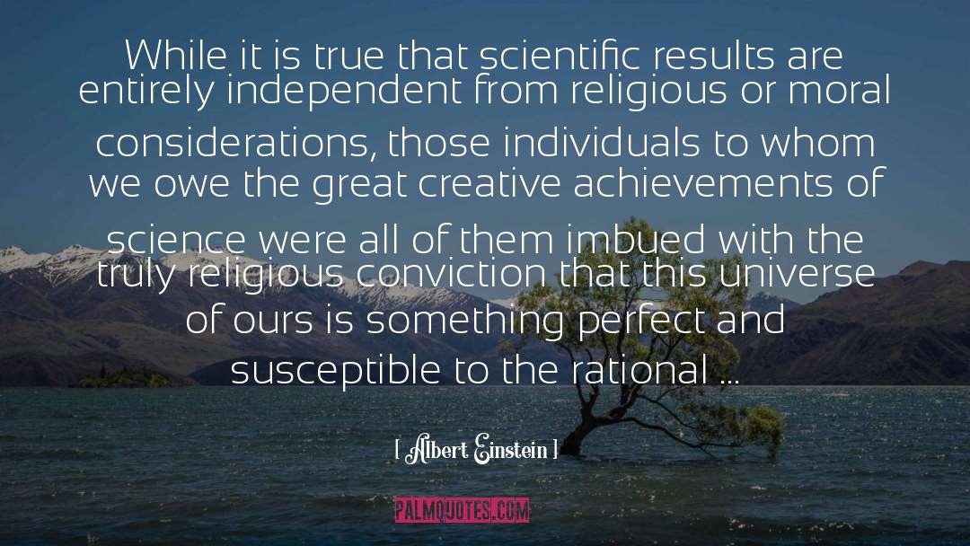 Religious Conviction quotes by Albert Einstein