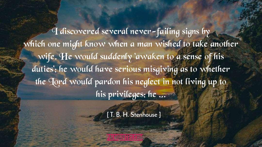 Religious Conviction quotes by T. B. H. Stenhouse