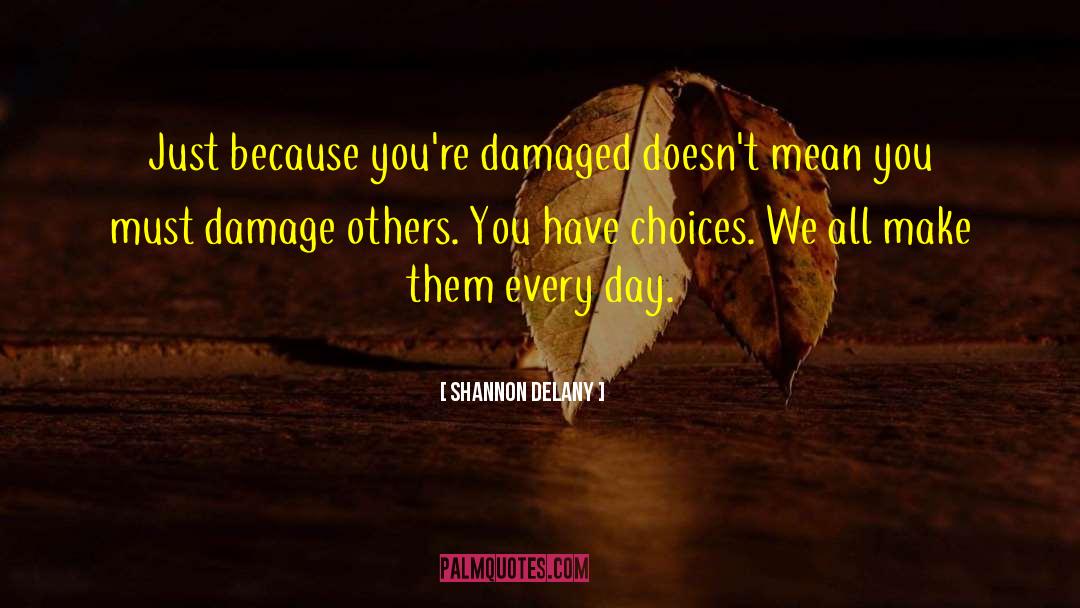 Religious Damage quotes by Shannon Delany