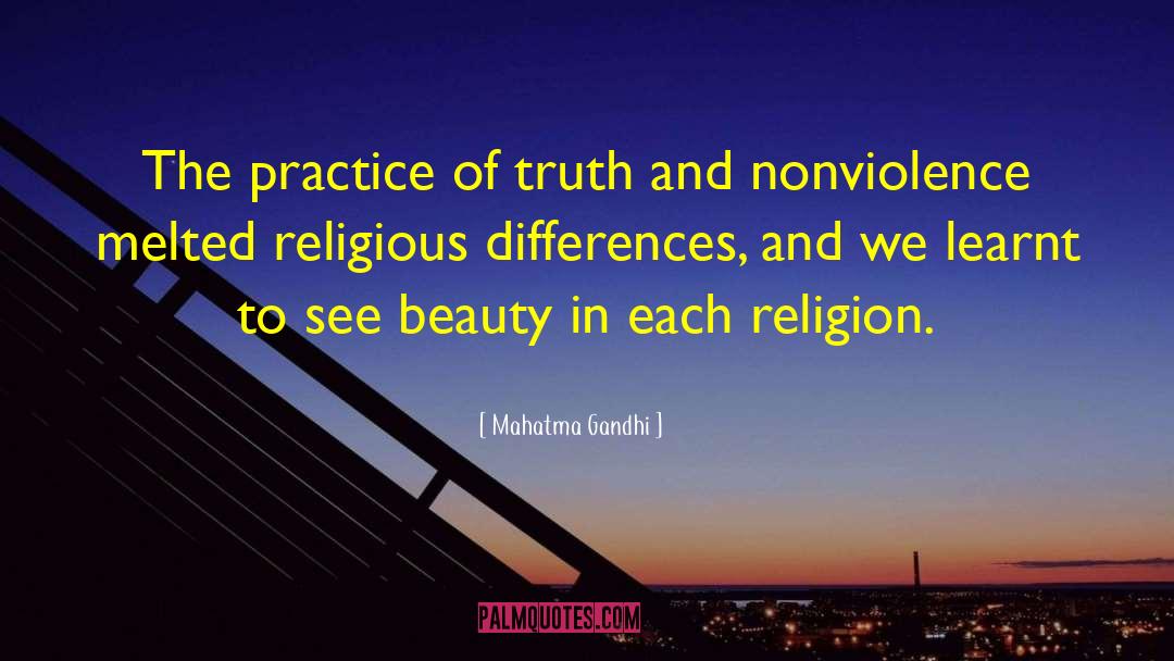 Religious Differences quotes by Mahatma Gandhi