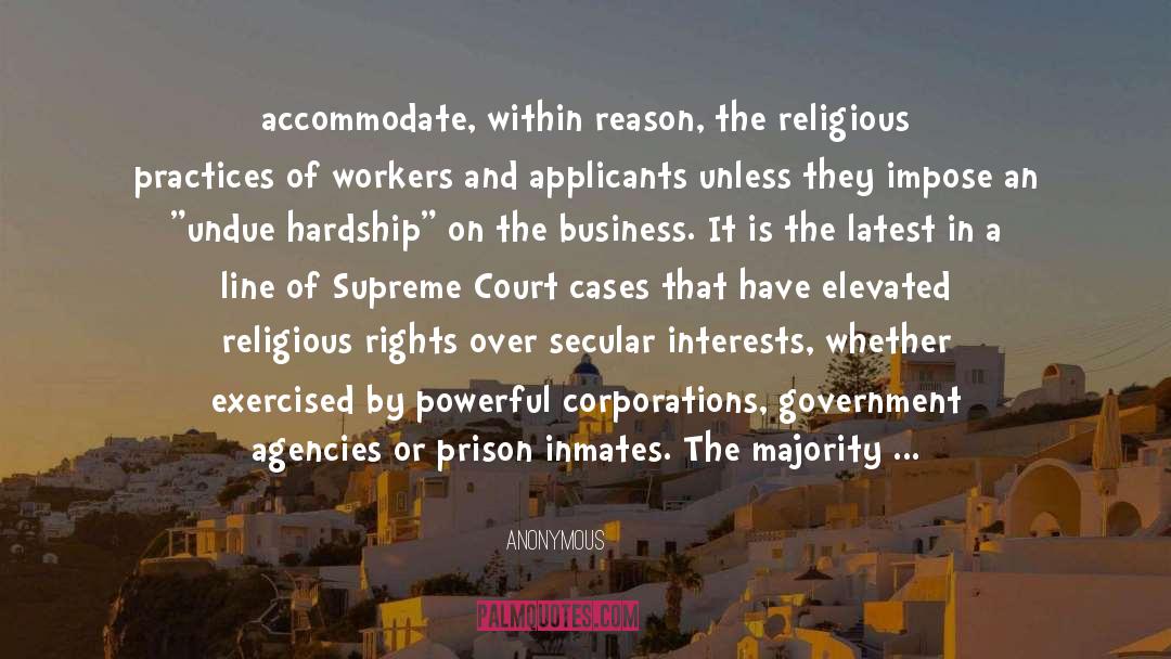 Religious Discrimination quotes by Anonymous
