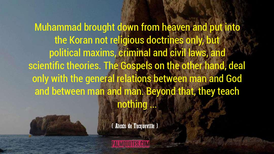 Religious Doctrines quotes by Alexis De Tocqueville