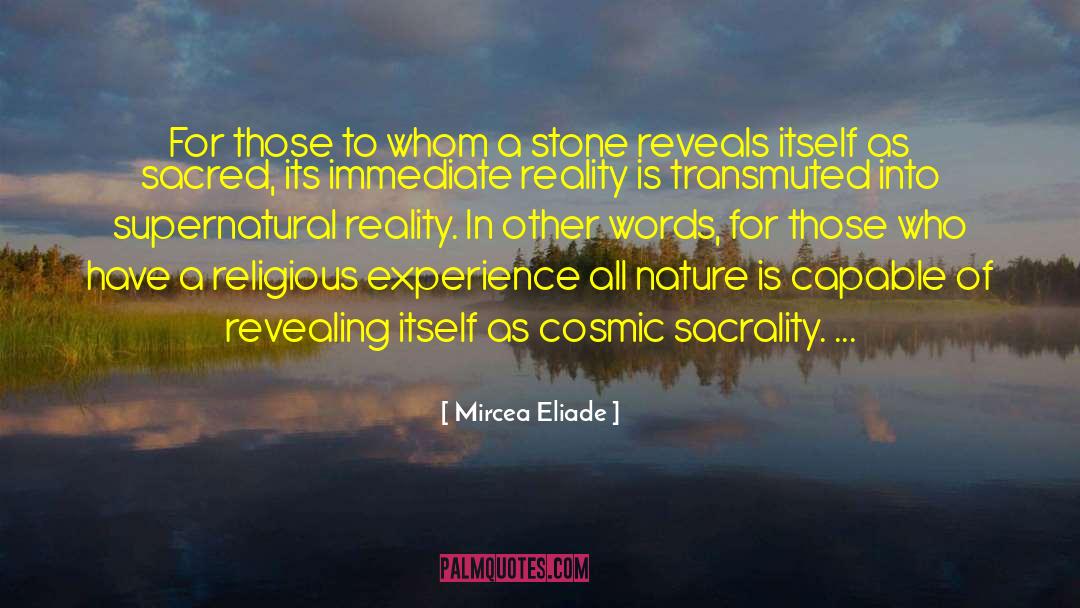 Religious Experience quotes by Mircea Eliade