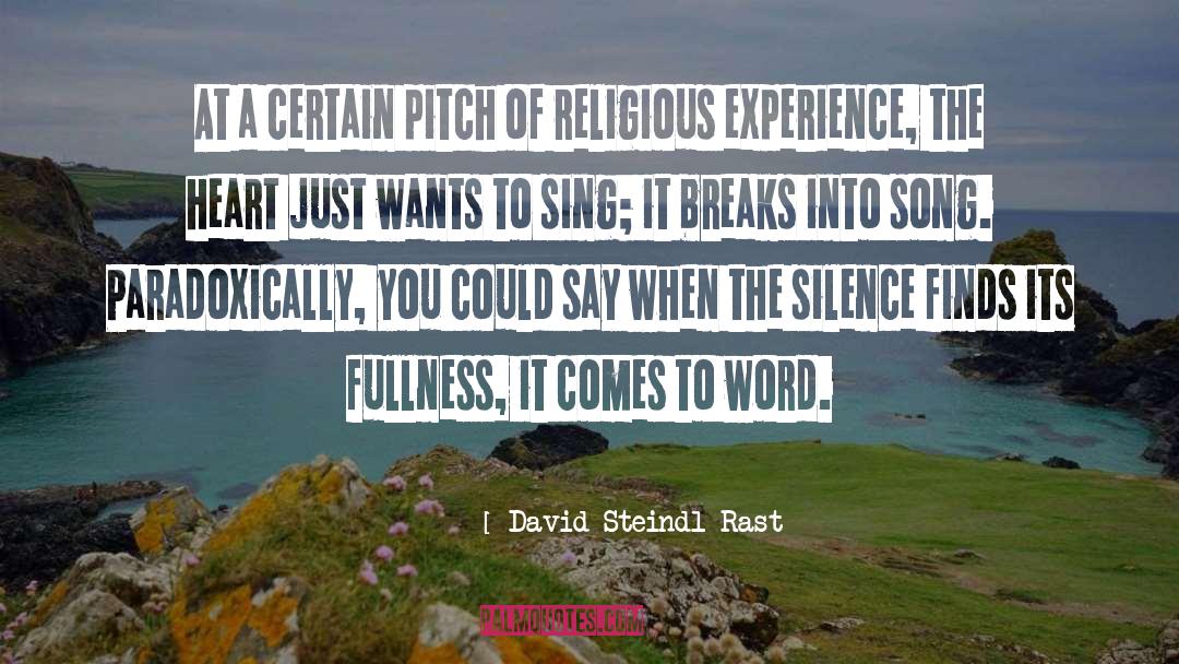 Religious Experience quotes by David Steindl-Rast