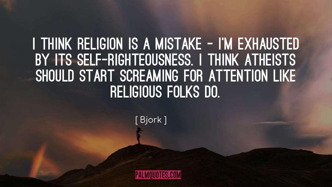 Religious Factor quotes by Bjork