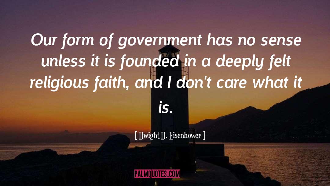 Religious Faith quotes by Dwight D. Eisenhower