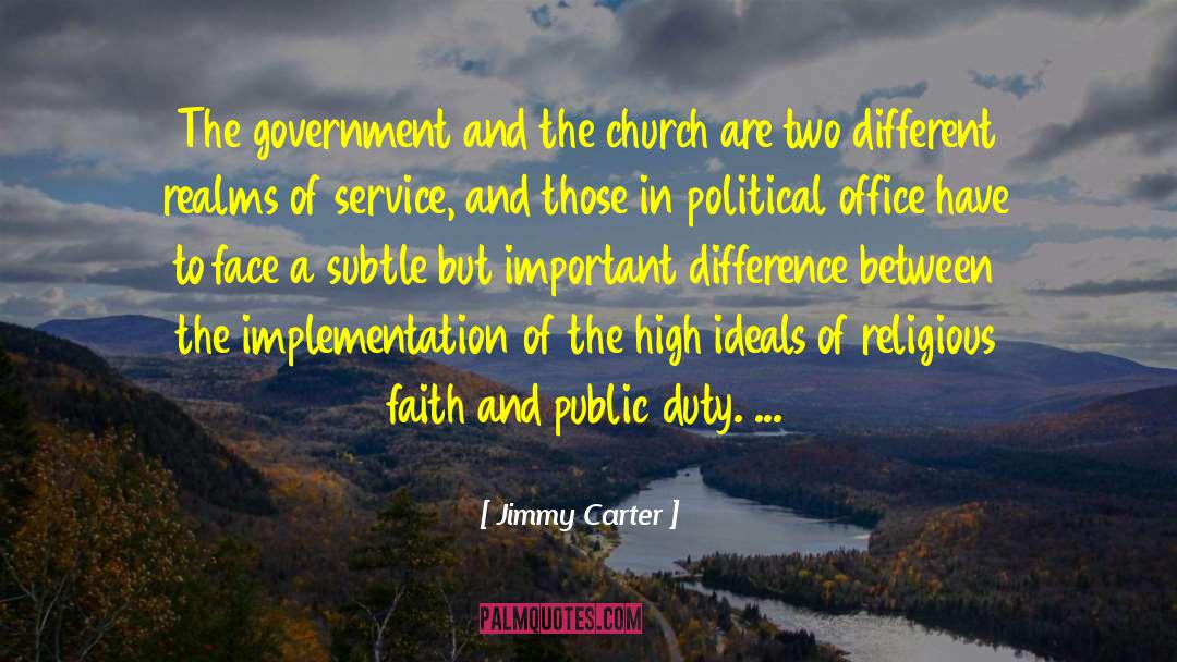 Religious Faith quotes by Jimmy Carter