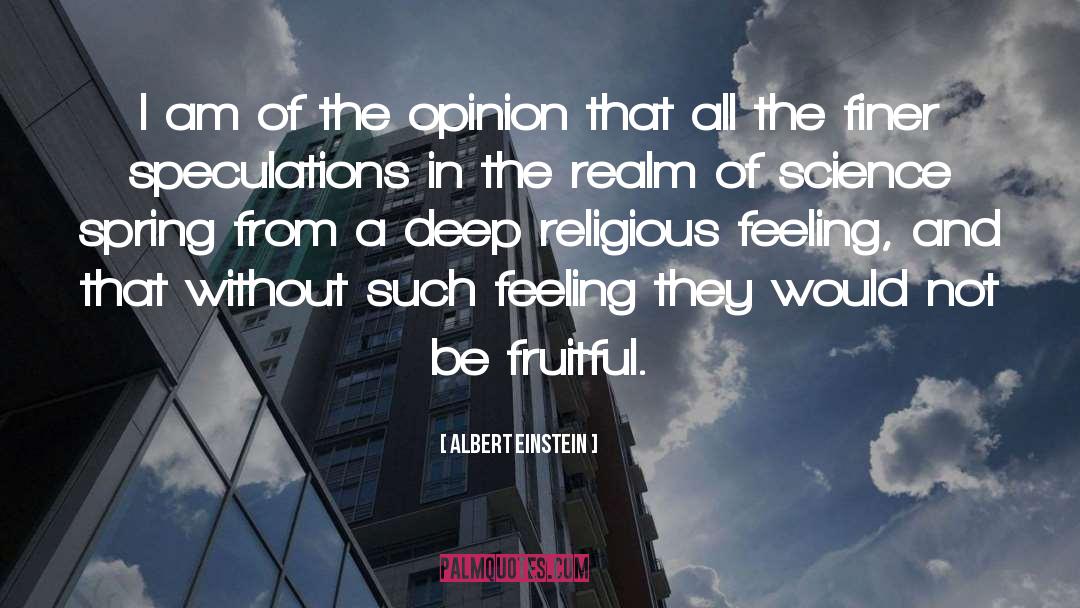Religious Feeling quotes by Albert Einstein