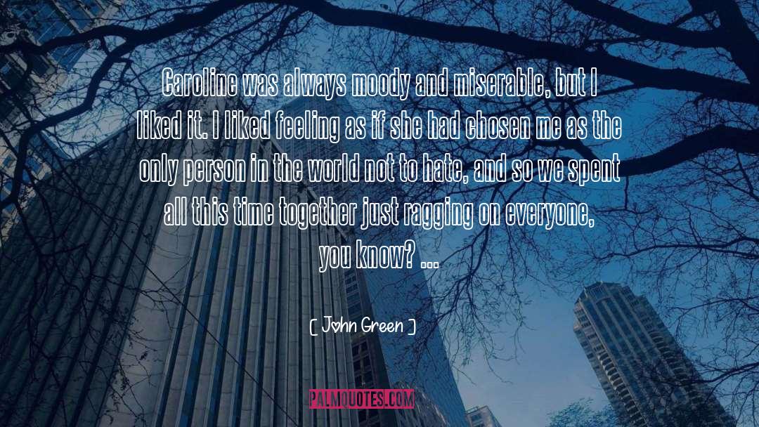 Religious Feeling quotes by John Green