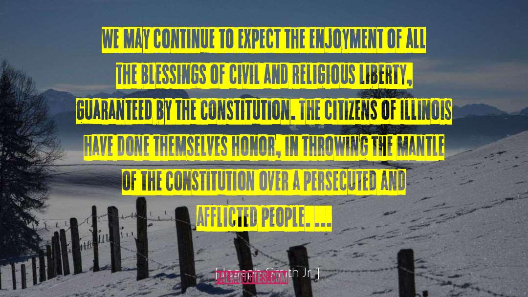 Religious Freedom quotes by Joseph Smith Jr.