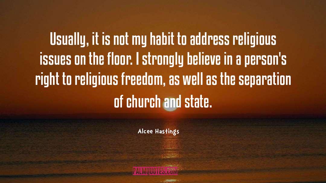 Religious Freedom quotes by Alcee Hastings