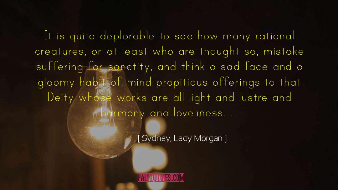 Religious Harmony quotes by Sydney, Lady Morgan