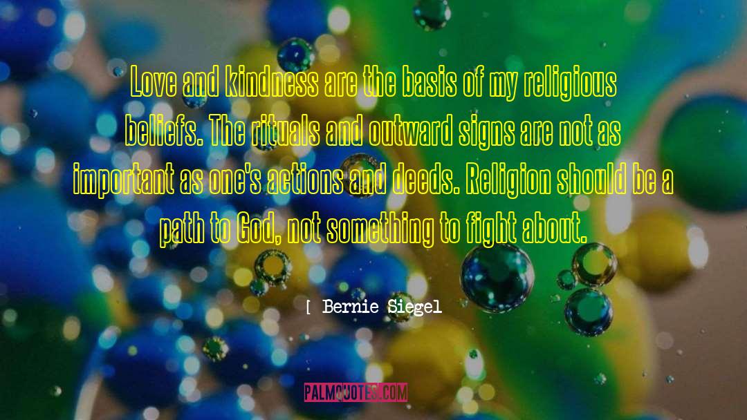 Religious Holiday quotes by Bernie Siegel