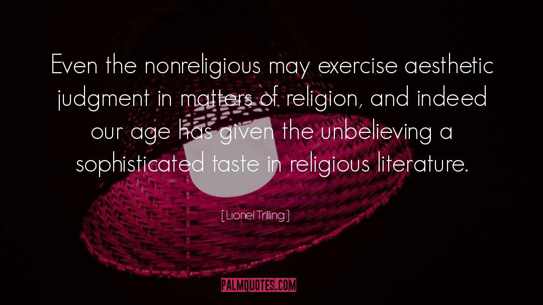 Religious Identity quotes by Lionel Trilling