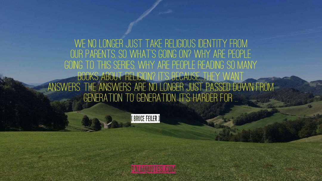 Religious Identity quotes by Bruce Feiler