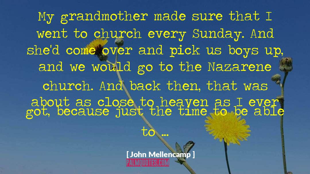 Religious Institution quotes by John Mellencamp