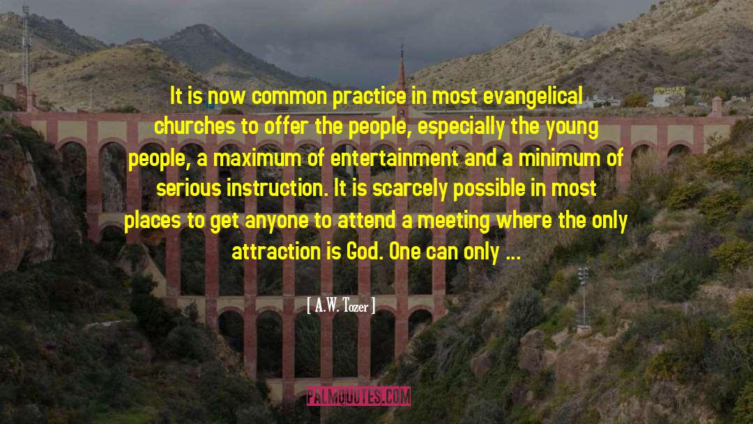 Religious Institution quotes by A.W. Tozer