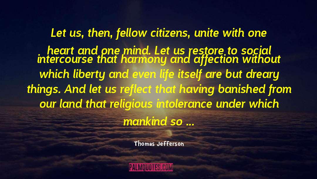 Religious Intolerance quotes by Thomas Jefferson