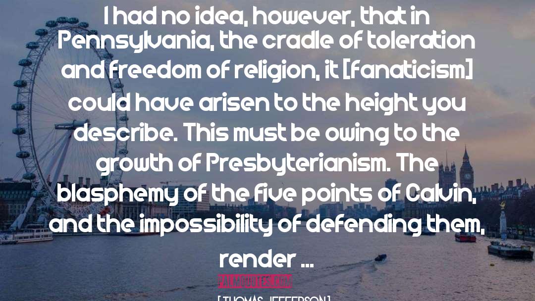 Religious Liberalism quotes by Thomas Jefferson