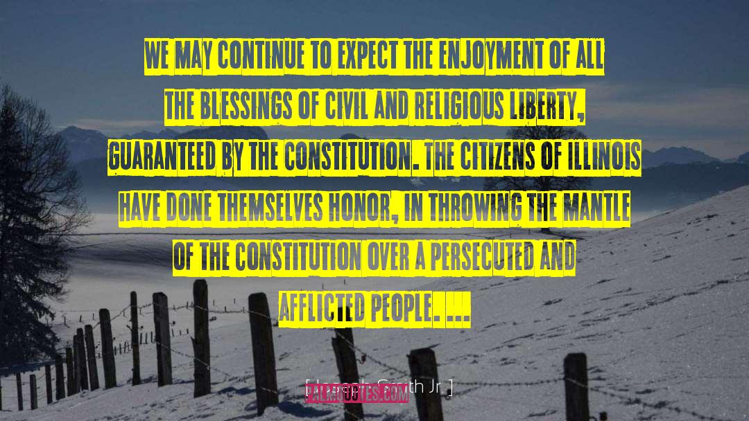 Religious Liberty quotes by Joseph Smith Jr.