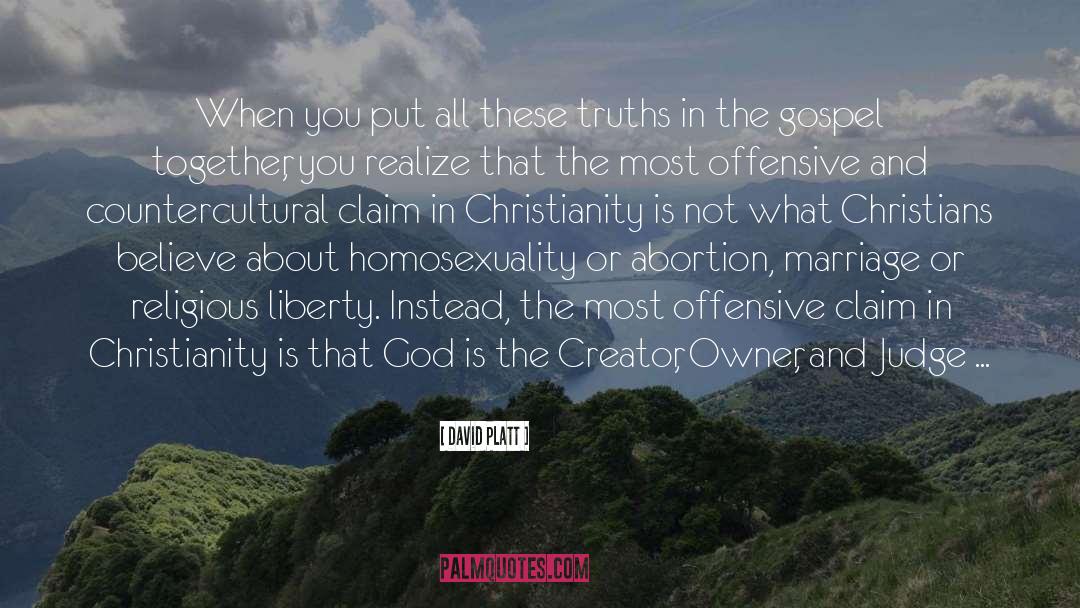 Religious Liberty quotes by David Platt