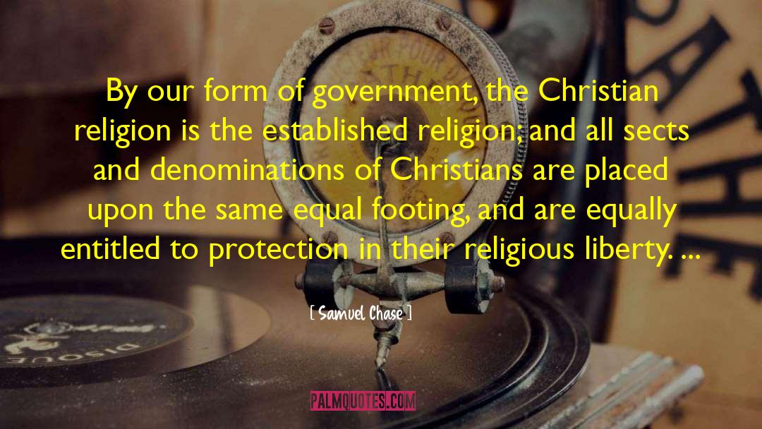 Religious Liberty quotes by Samuel Chase