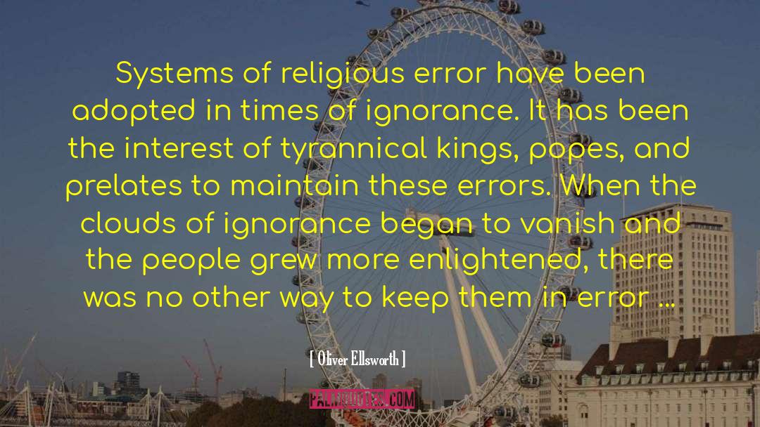 Religious Opinions quotes by Oliver Ellsworth