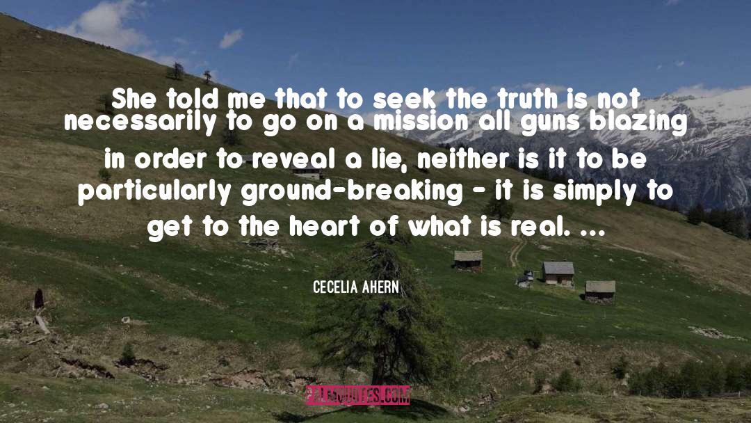 Religious Order quotes by Cecelia Ahern