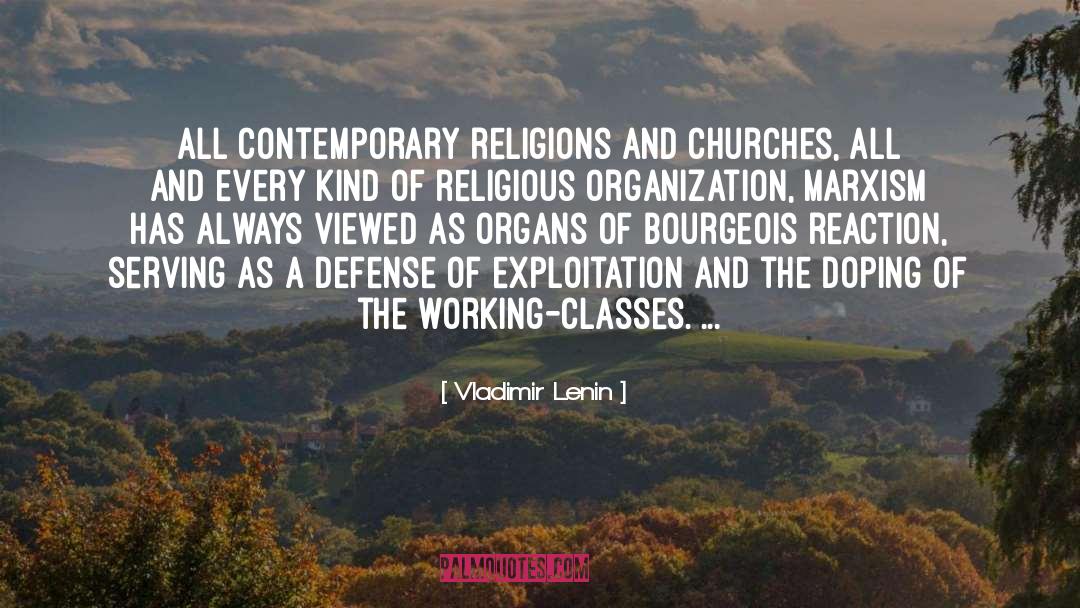 Religious Organization quotes by Vladimir Lenin