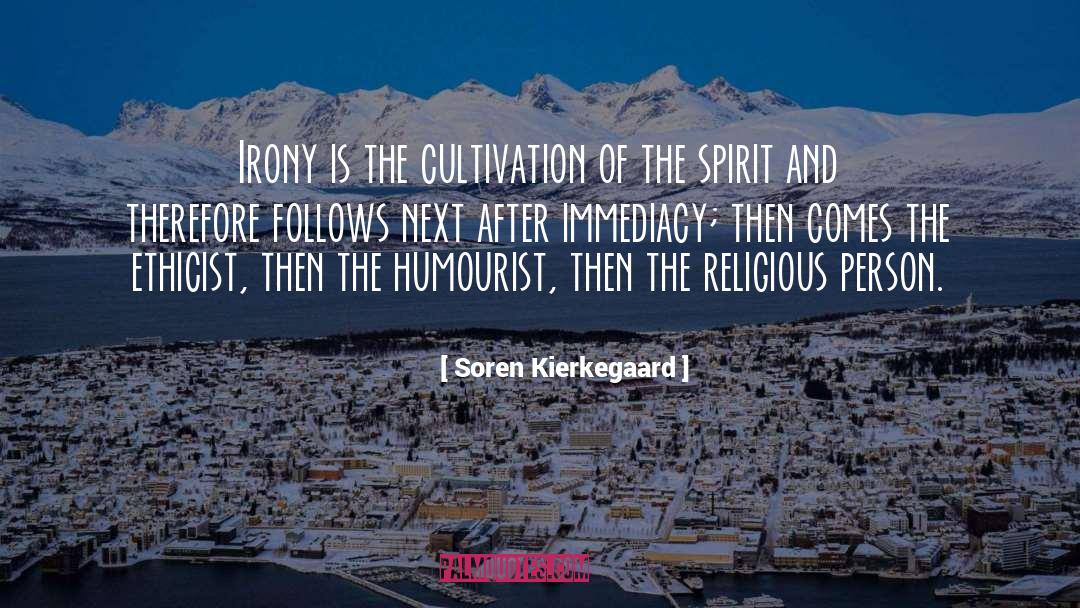 Religious Person quotes by Soren Kierkegaard