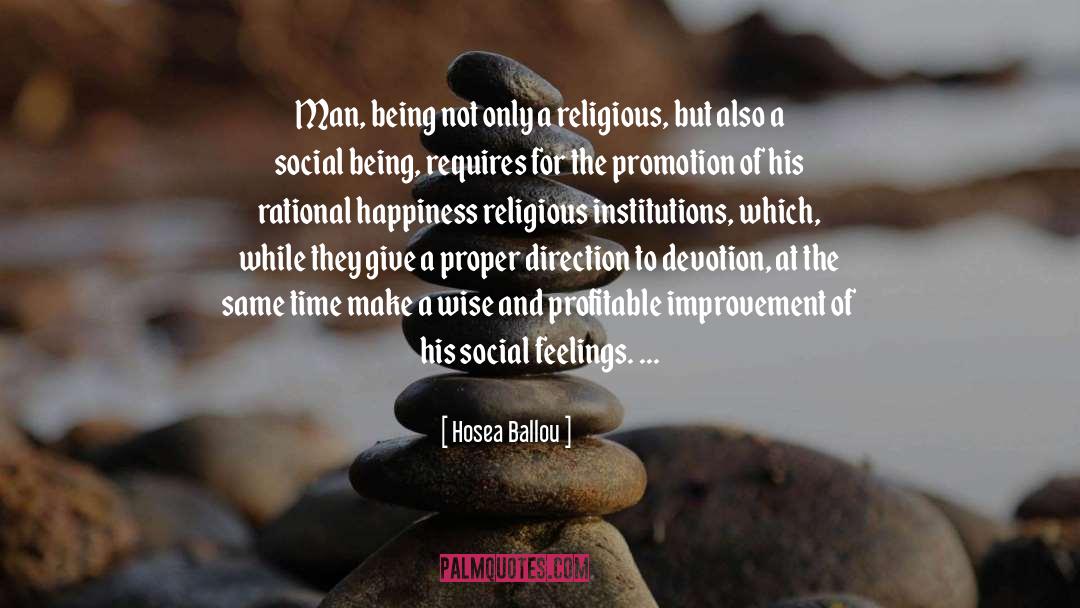 Religious quotes by Hosea Ballou