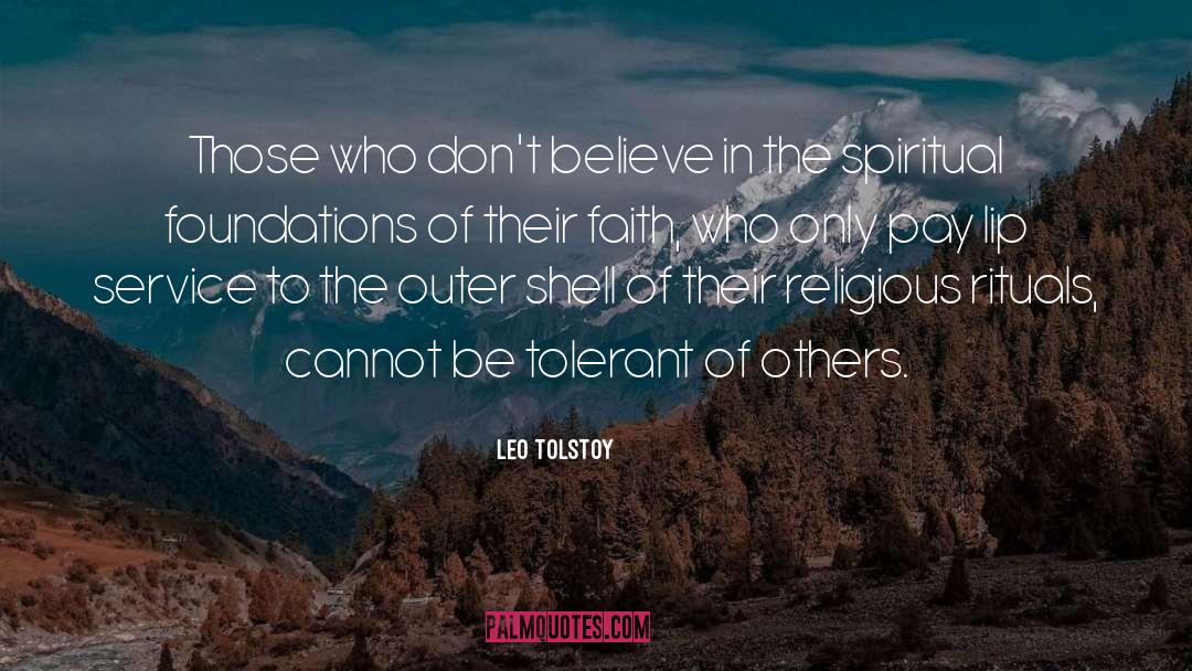 Religious Rituals quotes by Leo Tolstoy