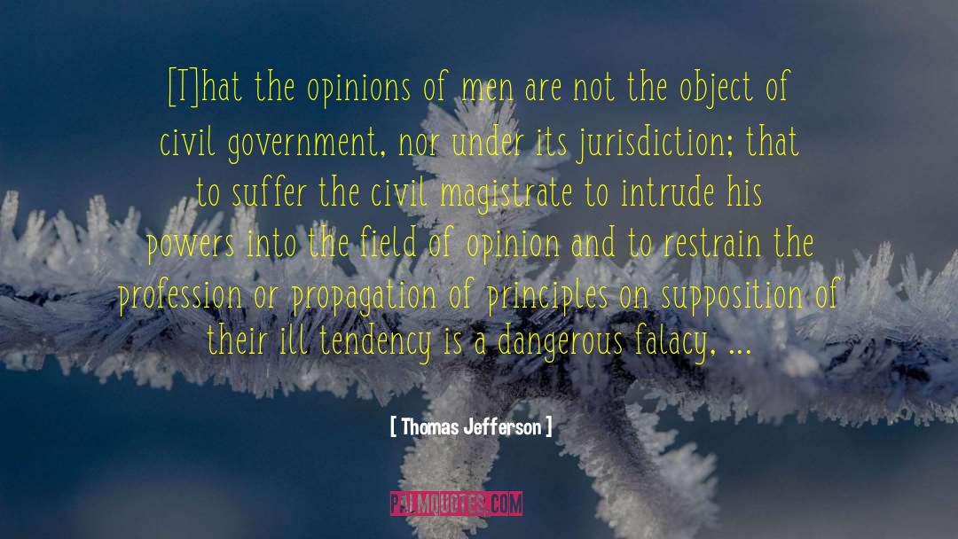 Religious Toleration quotes by Thomas Jefferson