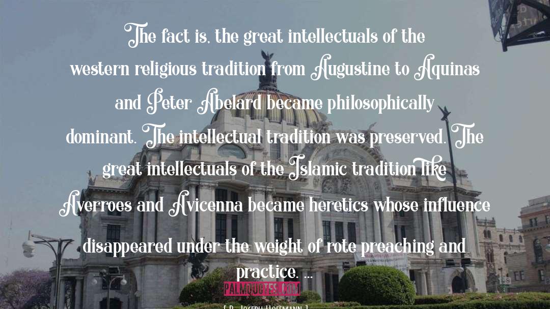 Religious Tradition quotes by R. Joseph Hoffmann