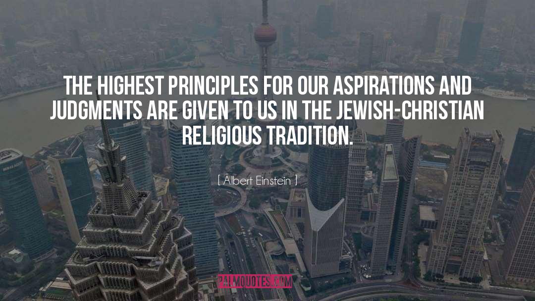 Religious Tradition quotes by Albert Einstein