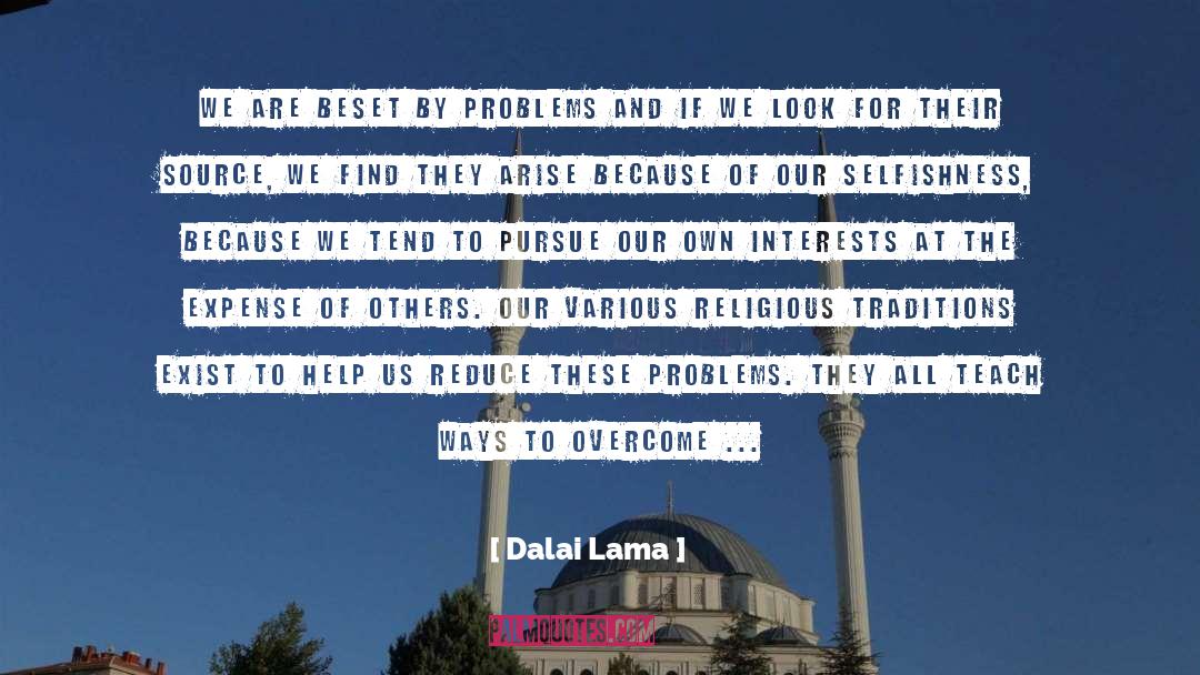 Religious Traditions quotes by Dalai Lama