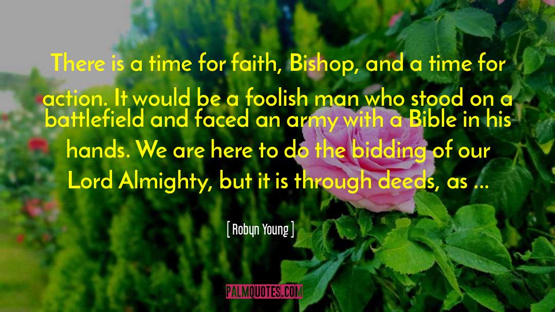 Religous Faith quotes by Robyn Young