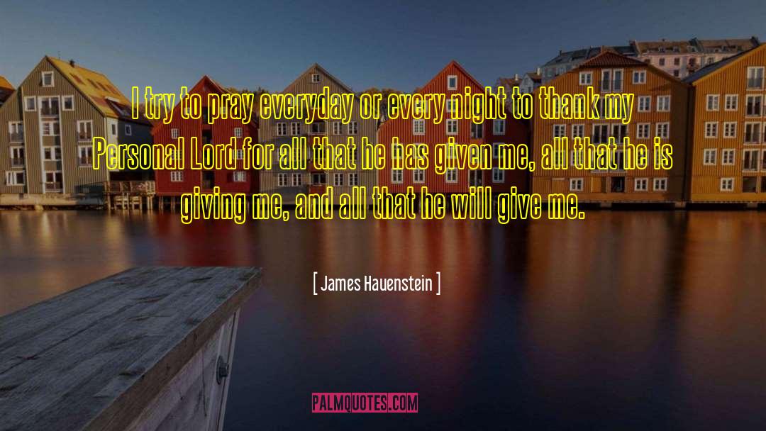 Religous quotes by James Hauenstein