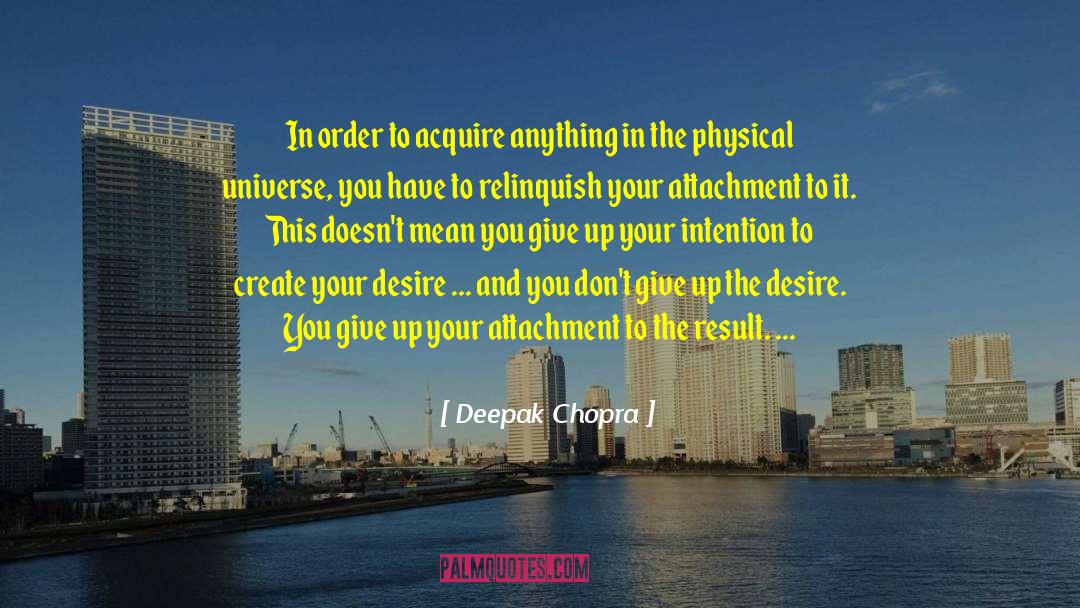 Relinquish Control quotes by Deepak Chopra