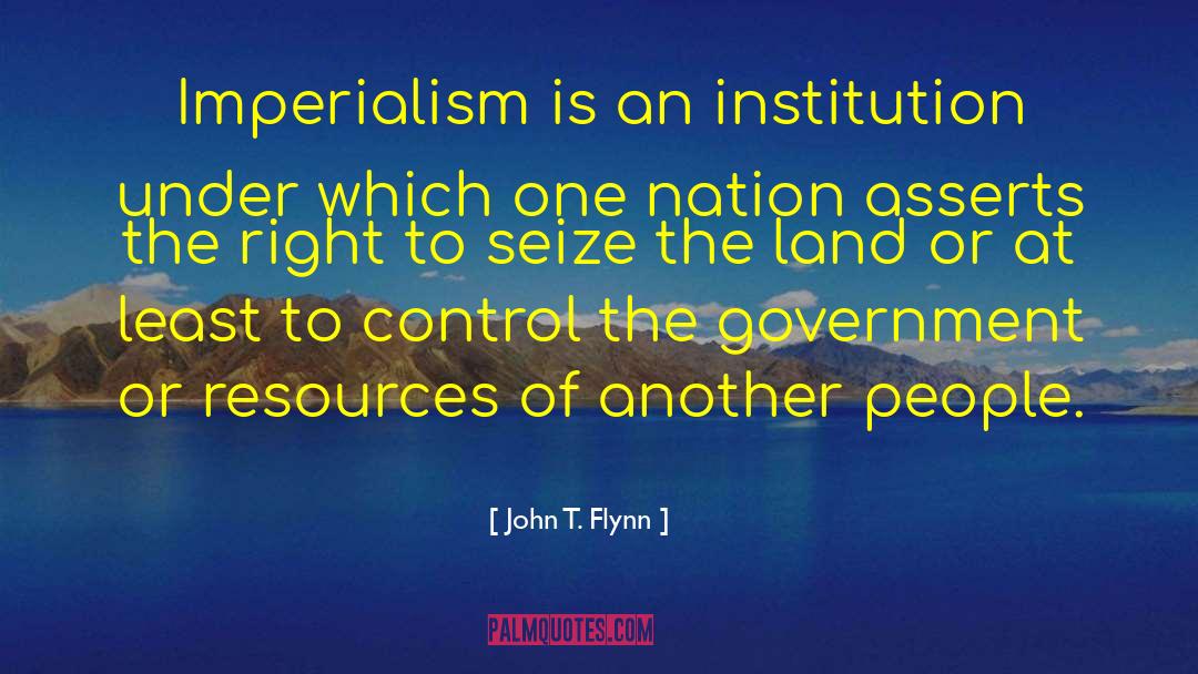 Relinquish Control quotes by John T. Flynn