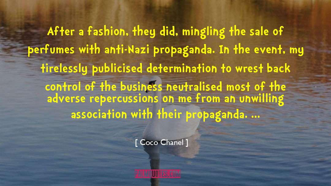 Relinquishing Control quotes by Coco Chanel