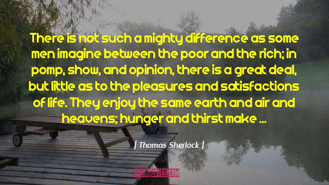 Relishing quotes by Thomas Sherlock