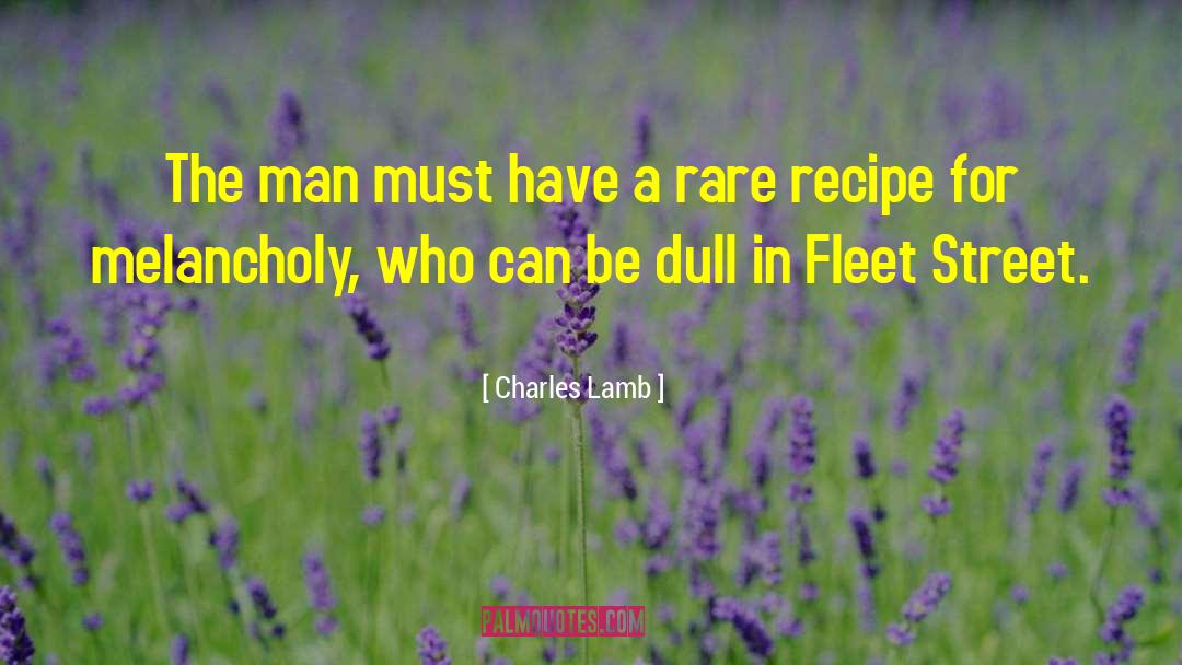 Relleno Recipe quotes by Charles Lamb