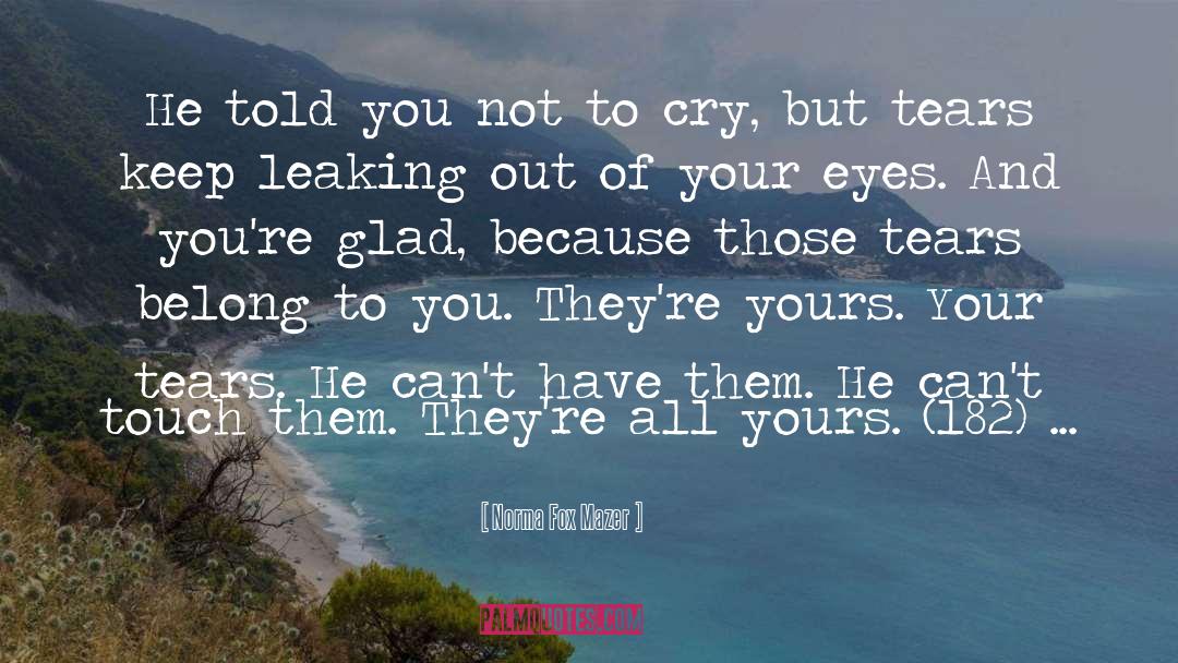 Relmynas Tears quotes by Norma Fox Mazer