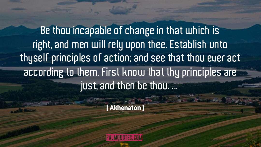 Rely Upon quotes by Akhenaton