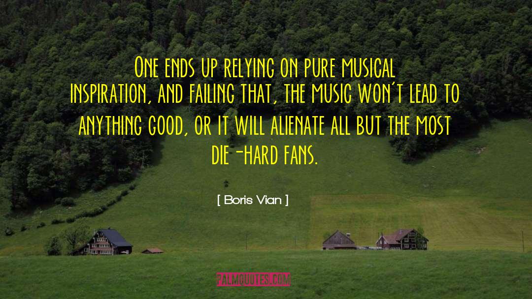 Relying quotes by Boris Vian