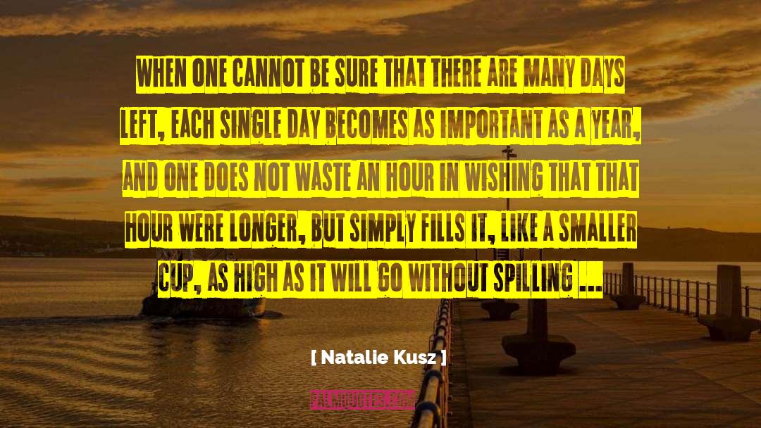 Remaining Time quotes by Natalie Kusz